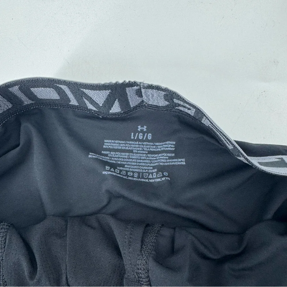 Under Armour Men's Dark Gray / Black Boxer‎ Briefs
